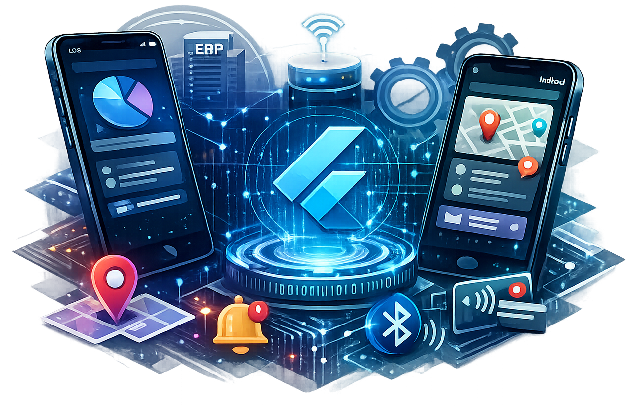 Sviluppo app mobile cross-platform Flutter per iOS e Android